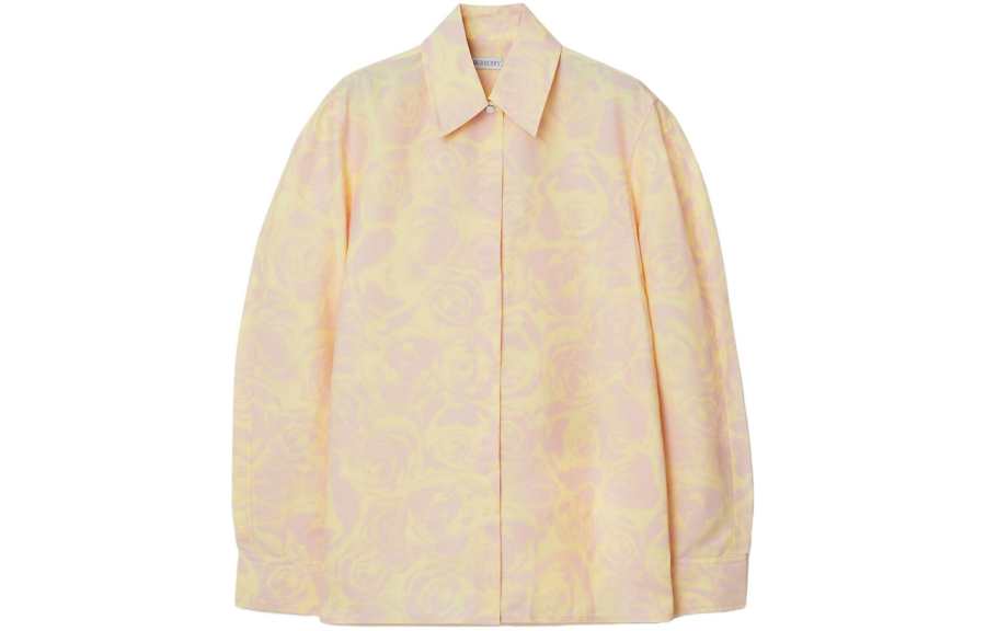 Burberry floral-print taffeta shirt