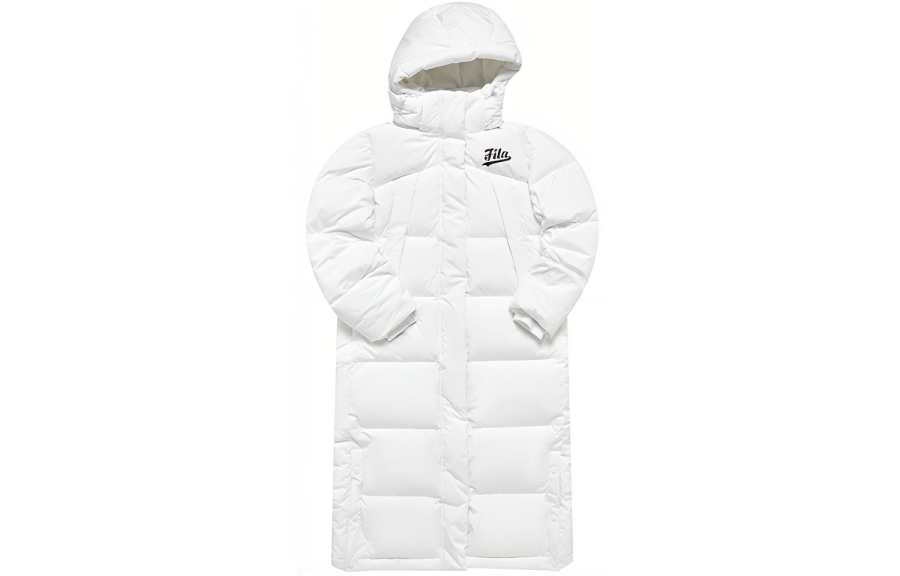 FILA FUSION BASEBALL Down Jacket Women's Standard White