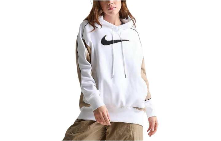 Nike Nike Sweatshirts Women's White Hooded Moderate Regular