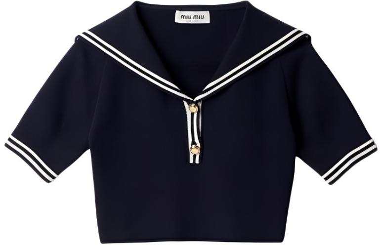 MIU MIU Shirts Women's Navy Moderate