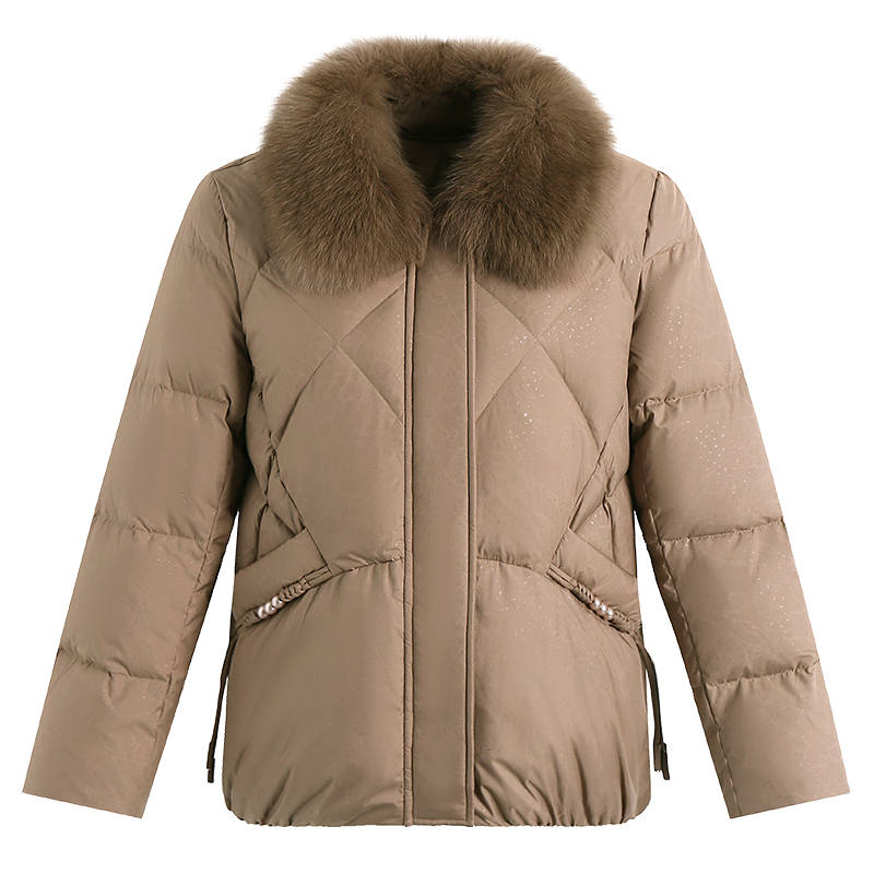 YALU Down Jackets Women's Fur Collar Thickened
