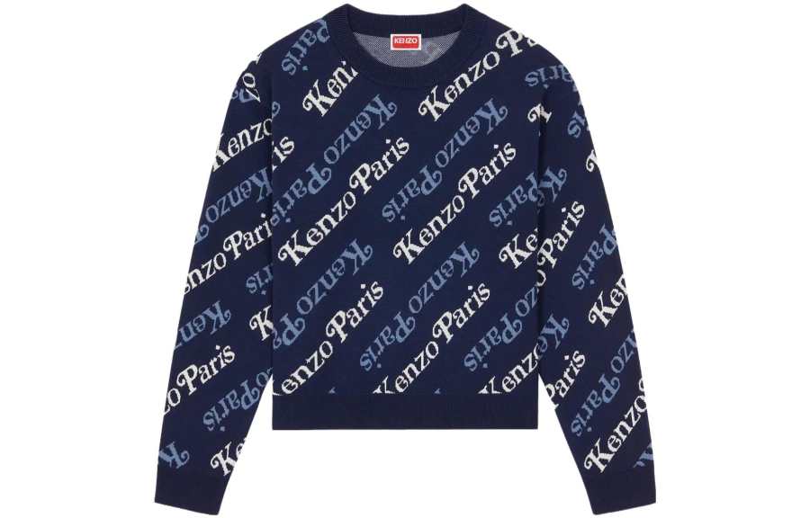KENZO KENZO Logo Intarsia Knit Jumper