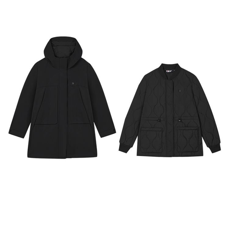 FILA Jacket Women's 2 Pack Jet Black