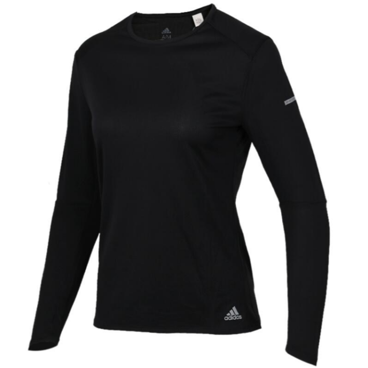 Adidas Adidas T Shirts Women's Black Crew Neck Moderate