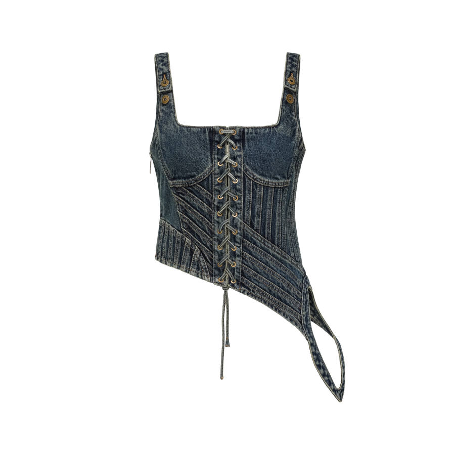 Feng Chen Wang Feng Chen Wang Deconstructed Corset Top