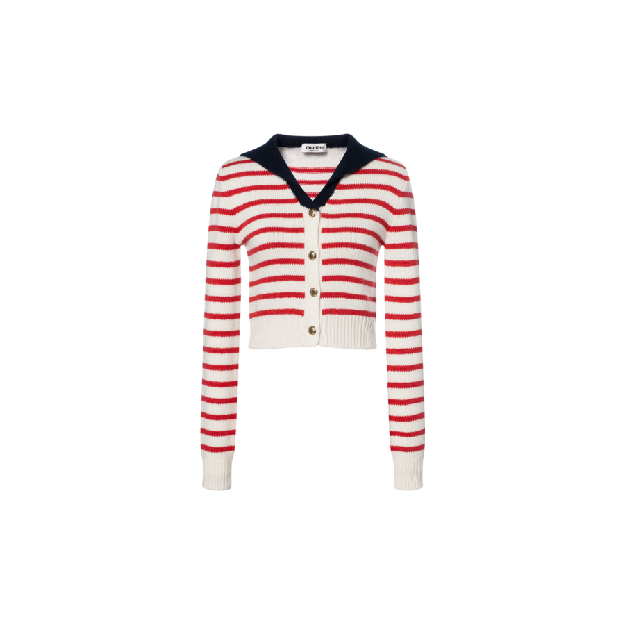 MIU MIU SS24 Knitwear Women's Ecru