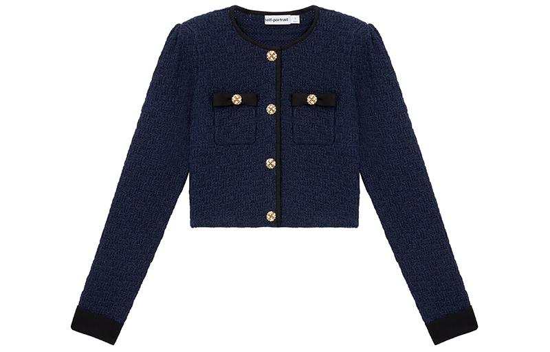 Self-portrait Self portrait Knitwear Women's Navy Blue