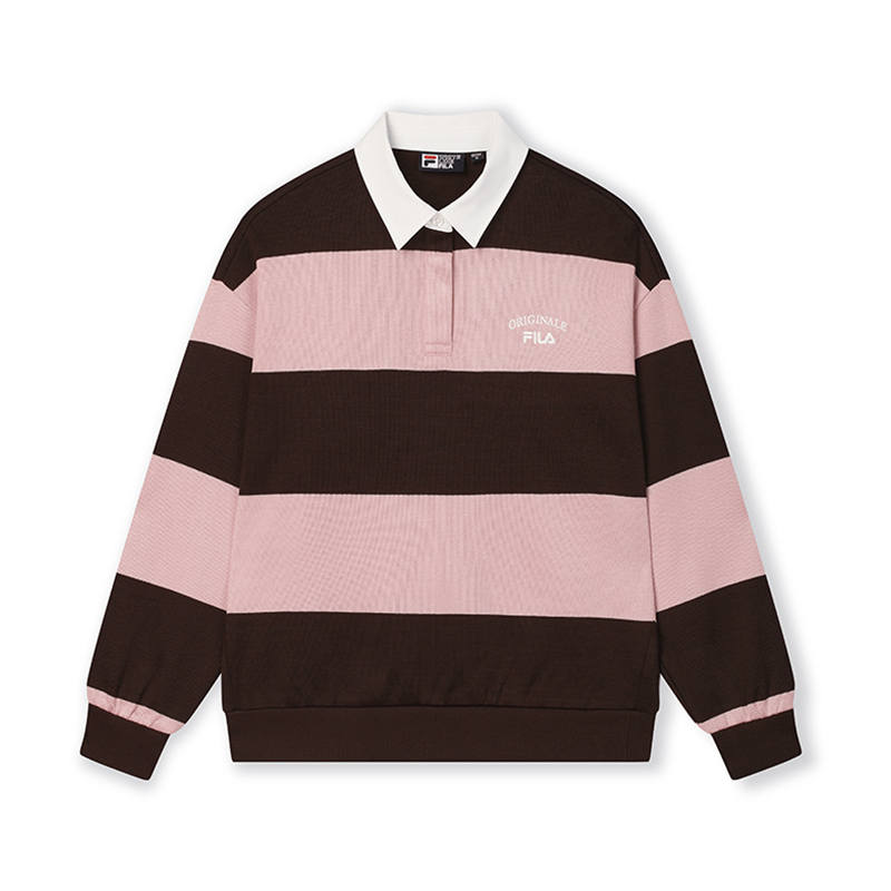 FILA Polo Shirt Women's Coffee Brown Umber