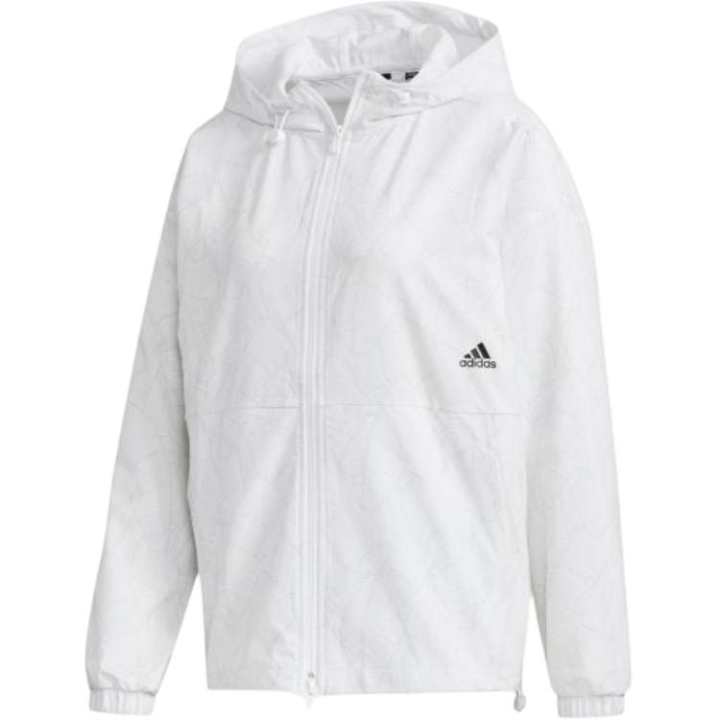 Adidas Adidas Jackets Women's White Hooded Moderate Other