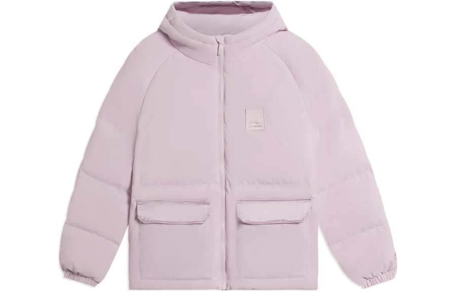 Li-Ning Li Ning Sports Life Collection Down Jacket Women's Lotus Root Powders Purple