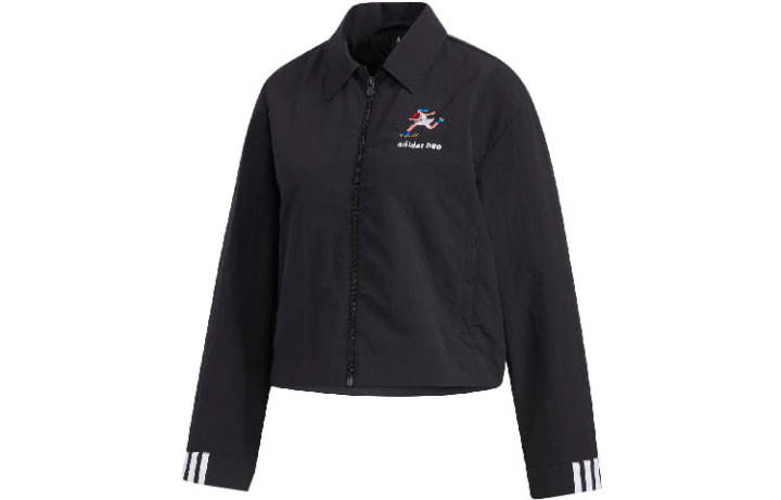 Adidas Adidas Jackets Women's Black Lapel Moderate Other