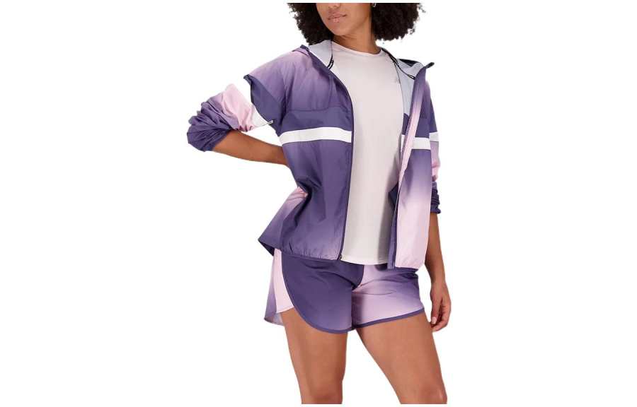 New Balance New Balance Jackets Women's Purple Hooded Moderate Other