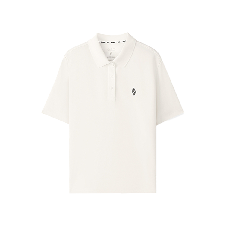 Skechers Polo Shirt Women's Marshmallow White/0074