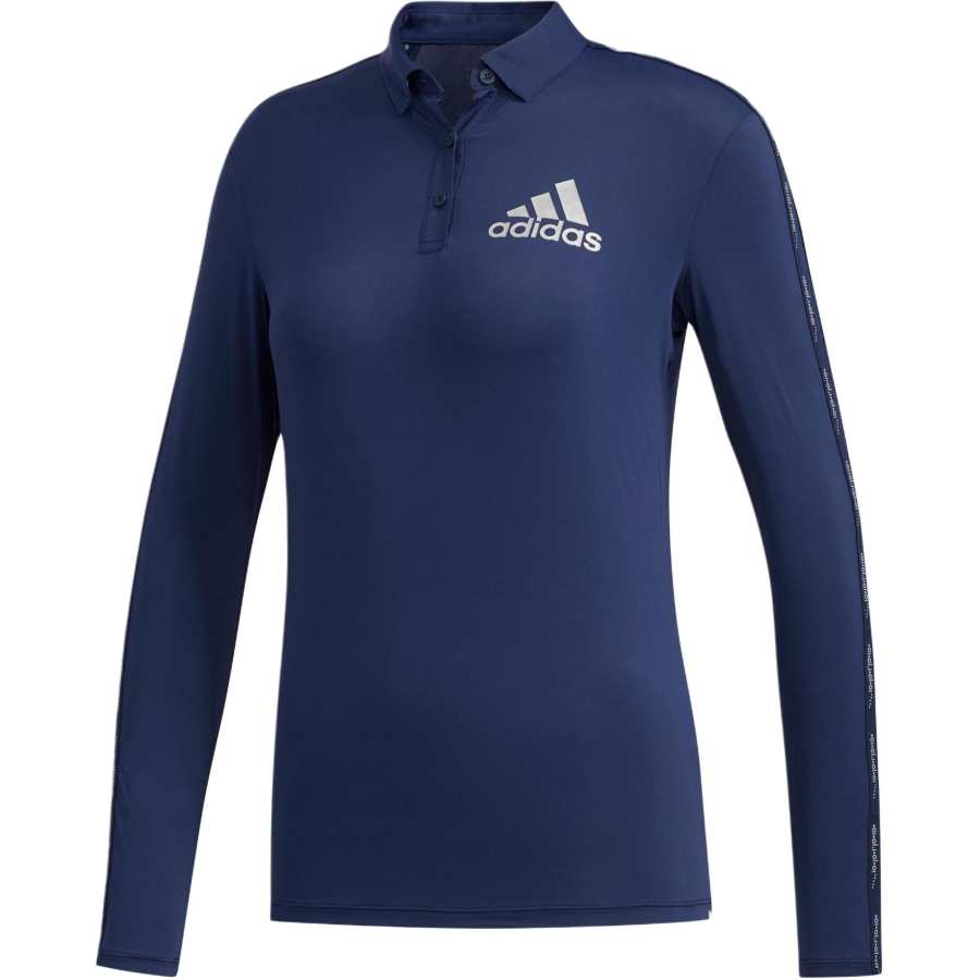 Adidas Adidas Polo Shirts Women's Navy Polo Collar Moderate