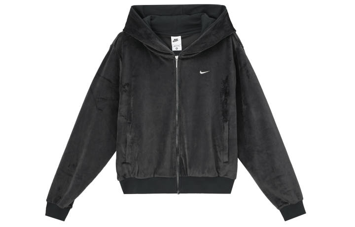 Nike Nike zip-up velour hoodie