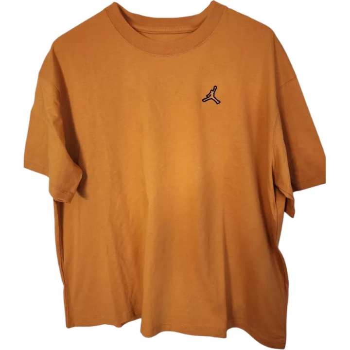Jordan Jordan T Shirts Women's Brown Crew Neck Moderate Straight Fit