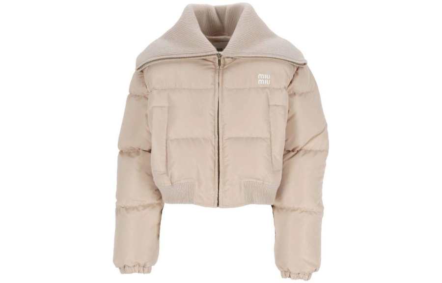 MIU MIU Jackets Women's Pink Lapel Moderate Other