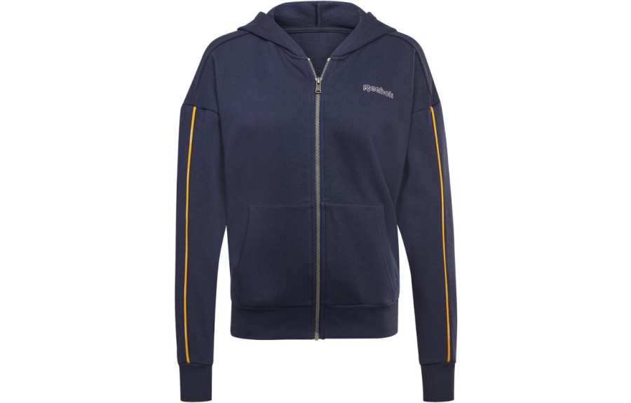 Reebok Jackets Women's Navy Blue Hooded Moderate Other