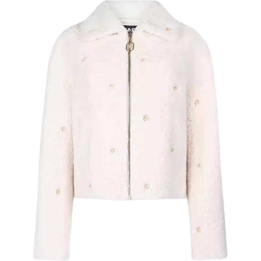 KARL LAGERFELD / Karl Lagerfeld Jeans Jackets & Coats Women's Ecru