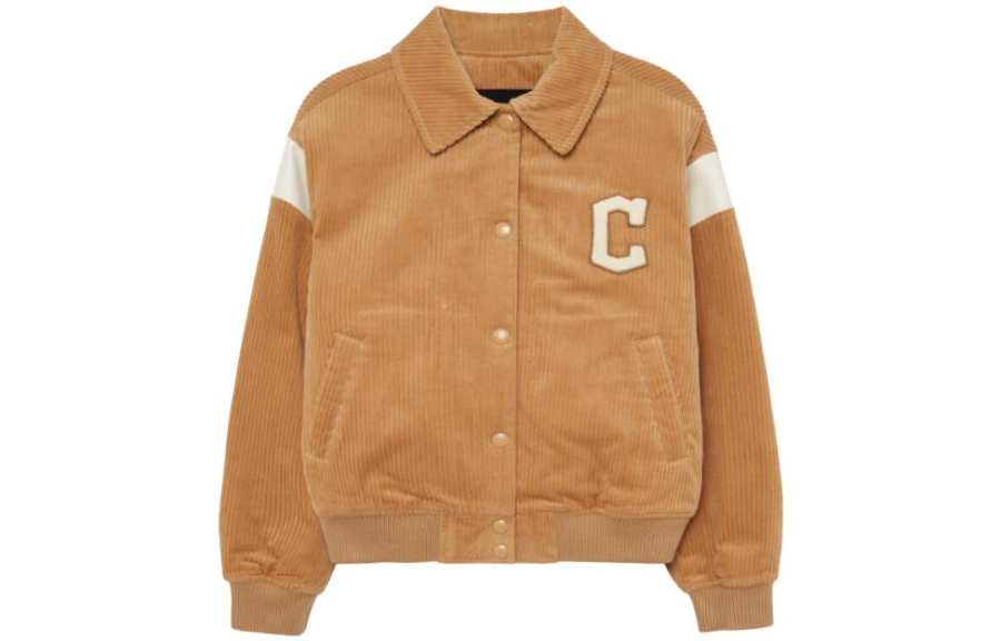 MLB MLB Jackets Women's Beige Yellow Lapel Moderate Other