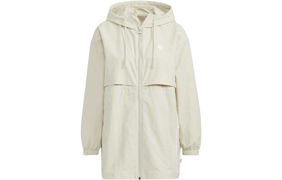 Adidas Adidas Jackets Women's White Hooded Moderate Other