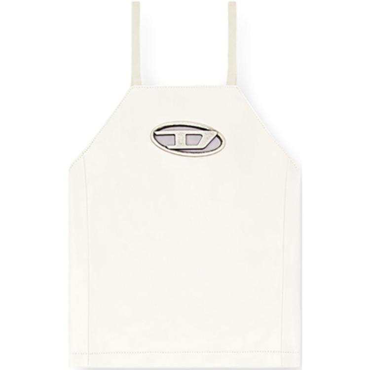 DIESEL DIESEL L Twilight Logo Plaque Tank Top