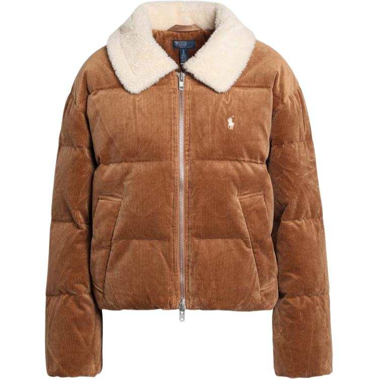 Polo Ralph Lauren Corduroy Cord Insulated Jacket 'Camel'