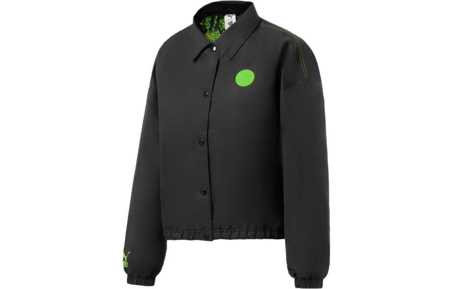 PUMA PUMA Jackets Women's Black Lapel Moderate Other