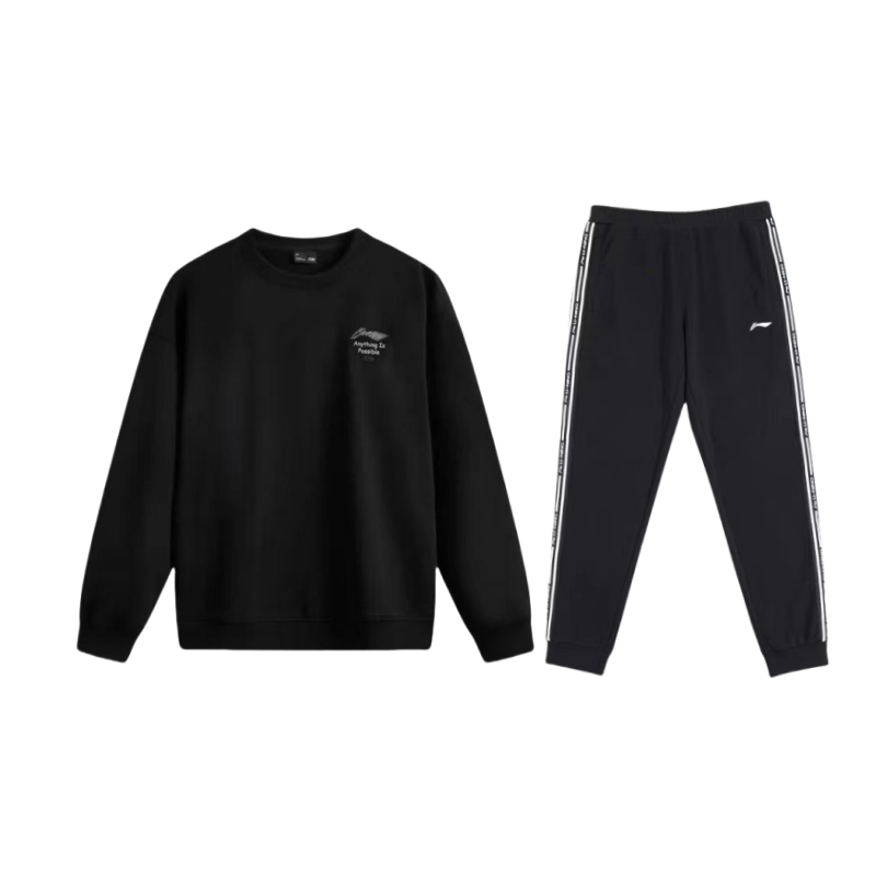 Li-Ning Li Ning Casual Sportswear Unisex Black