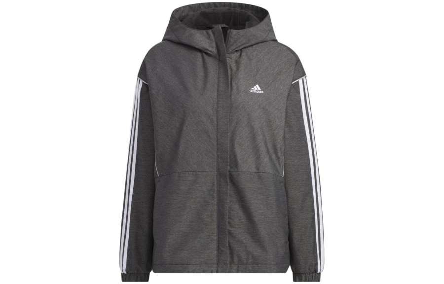 Adidas Adidas Jackets Women's Gray Hooded Moderate Other