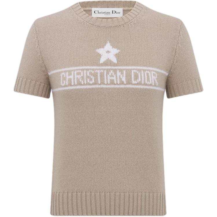 DIOR SS25 Cashmere Sweater Women's Khaki