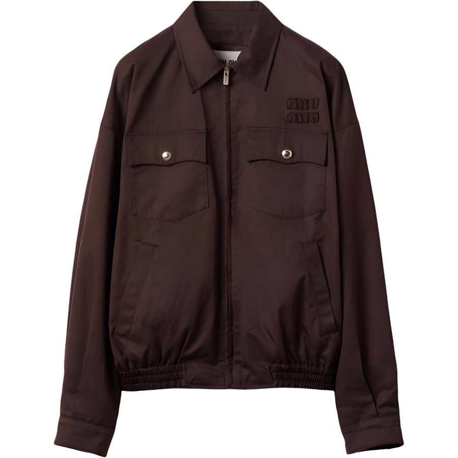 MIU MIU Jackets Women's Cocoa Brown Moderate