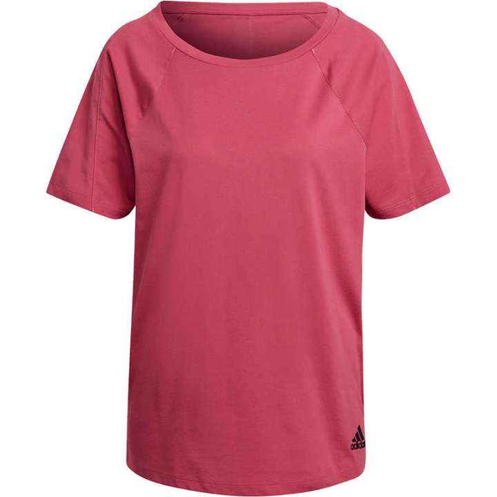 Adidas Adidas T Shirts Women's Pink Crew Neck Moderate