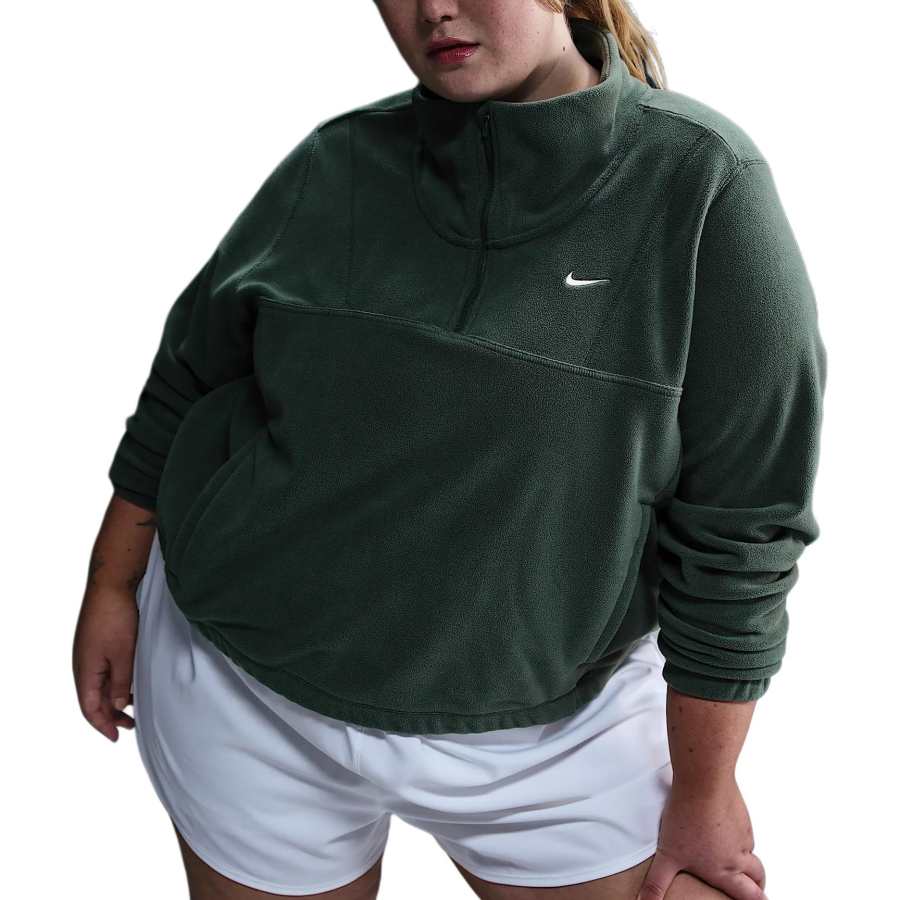 Nike Nike One Women's Therma-FIT Oversized 1/2-Zip Fleece Top Plus Size