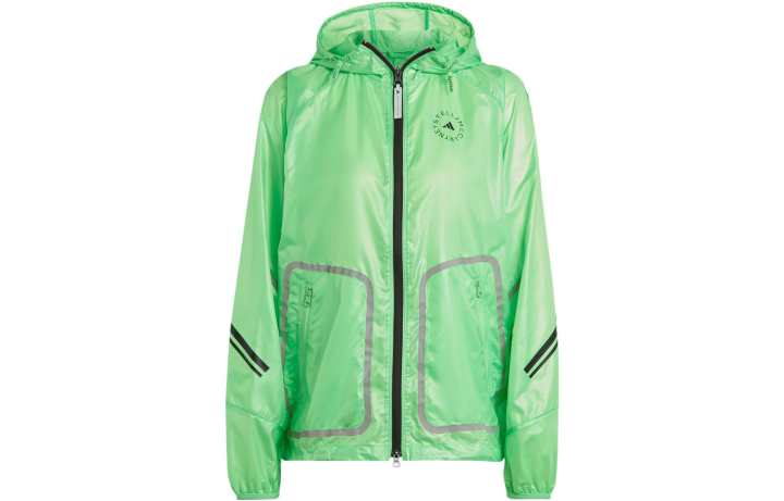 Adidas Adidas X Stella McCartney Jackets Women's Green Stand Collar Moderate Other