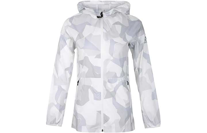 Adidas Adidas Jackets Women's White Hooded Moderate Other