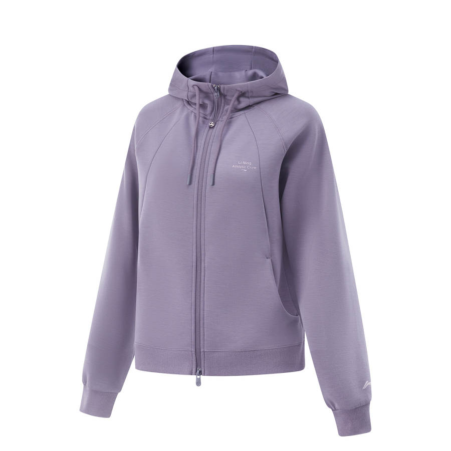 Li-Ning Li Ning Fitness Series Jackets & Coats Women's Crow Gray Purple