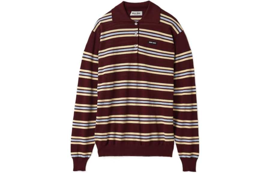 MIU MIU SS24 Knitwear Women's Amaranth Red