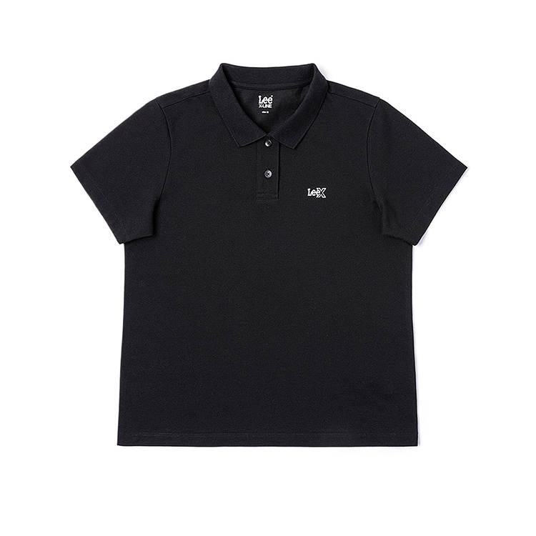 Lee SS25 Polo Shirt Women's Black