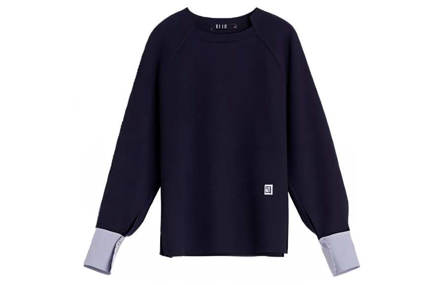 ELLE ELLE Sweatshirt Women's Navy Blue