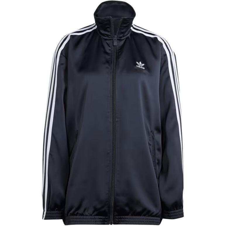 Adidas Originals Loosesatin Track Top Jackets & Coats Women's Black