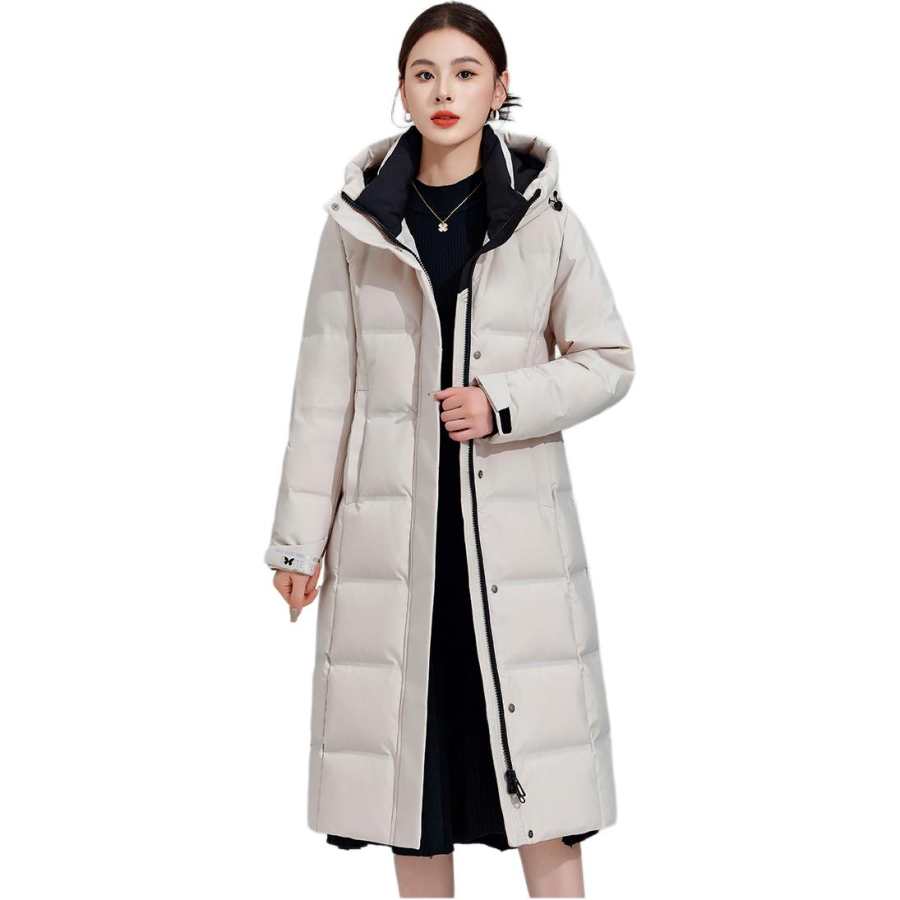 YALU Down Jackets Women's Hooded Thickened