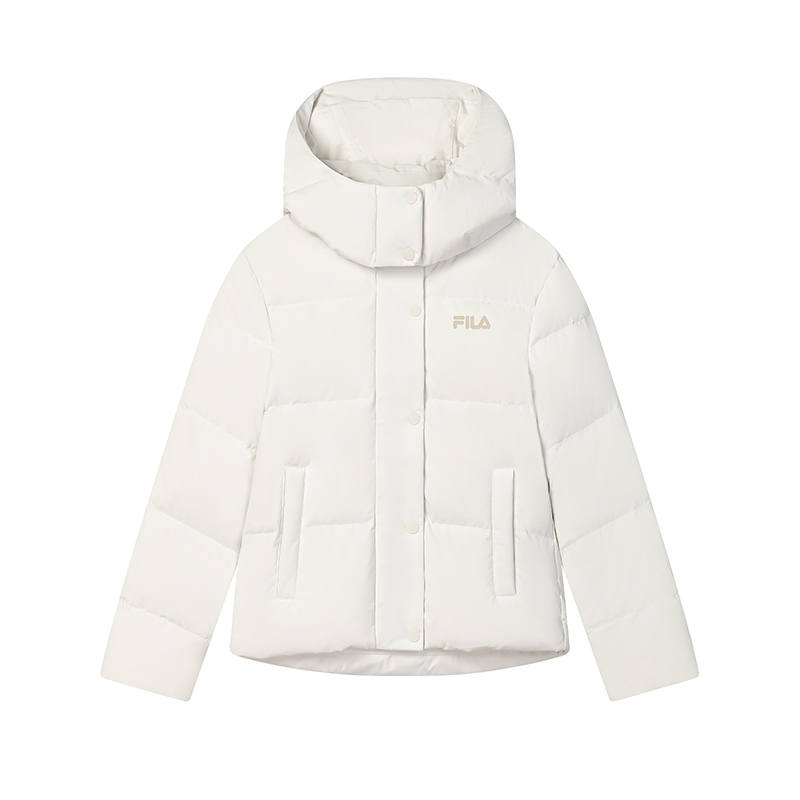 FILA Down Jacket Women's Vanilla Gray