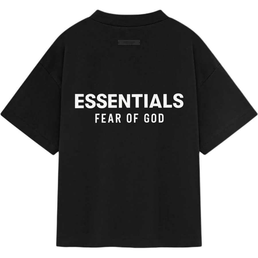Fear Of God Essentials T Shirt Women's Meteorite Black