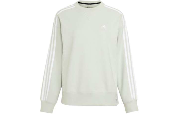 Adidas Adidas Women's Essentials 3 Stripes Sweatshirt Linen Green