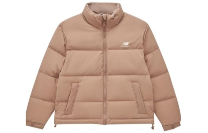 New Balance New Balance Down Jackets Women's Khaki Stand Collar Moderate Other