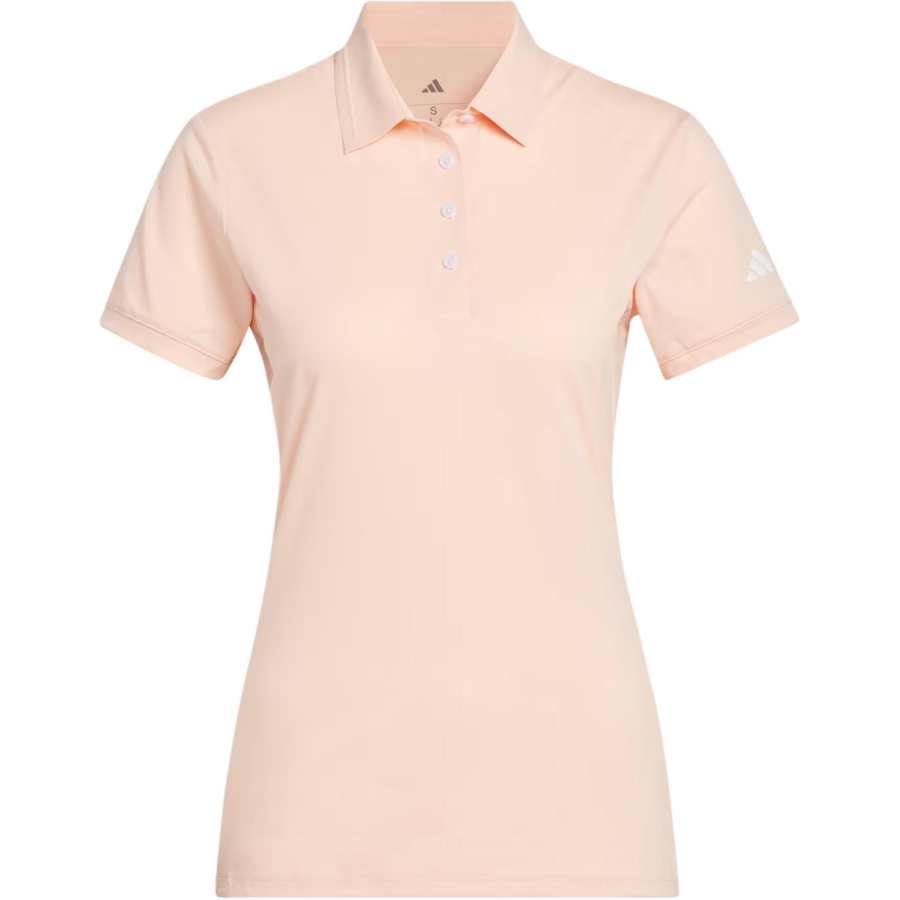 Adidas Adidas Women's Ultimate365 Tour Twistknit Polo Shirt Powder Coral