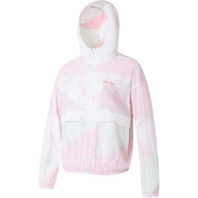 Saucony Jackets Women's White Hooded Moderate Other
