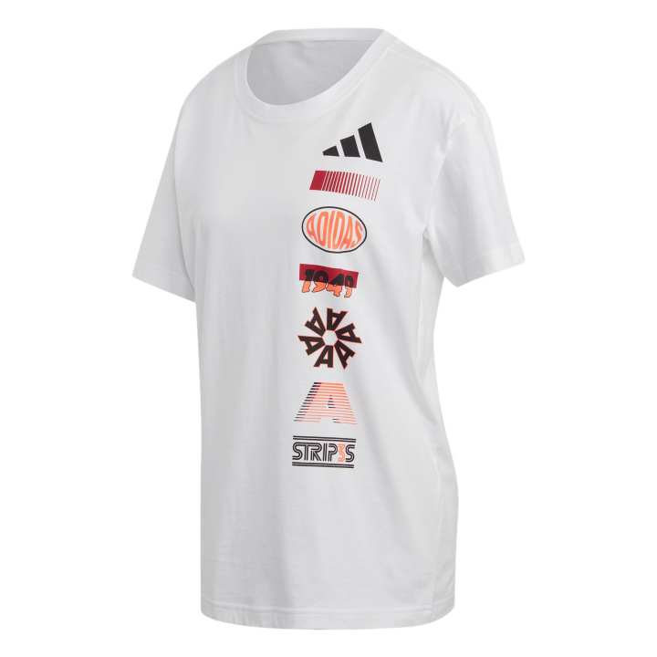 Adidas Adidas T Shirts Women's White Crew Neck Moderate