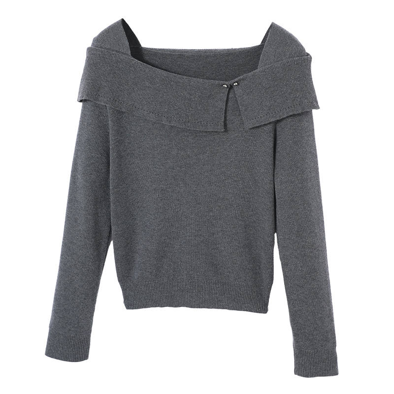 XIANGYING Knitwear Women's Gray